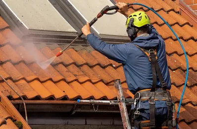 Démoussage et hydrofuge de toiture à Fains